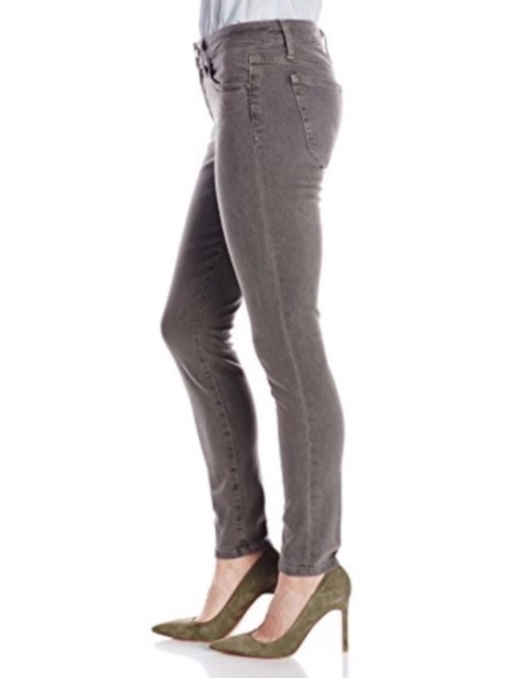 Joe’s Jeans Skinny Ankle Deep Silver Gray Size 27